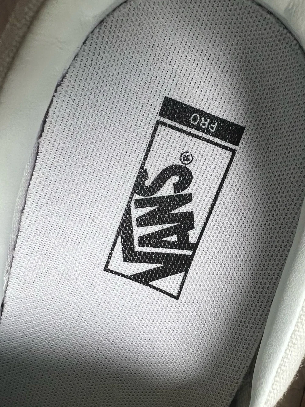 Vans White Canvas Slip-On with Brown Gum Toe and Sole